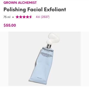 New Grown Alchemist Polishing Facial Exfoliant